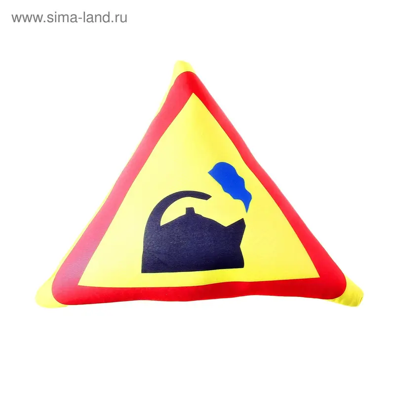 Подушка треугольная Чайник 25*25