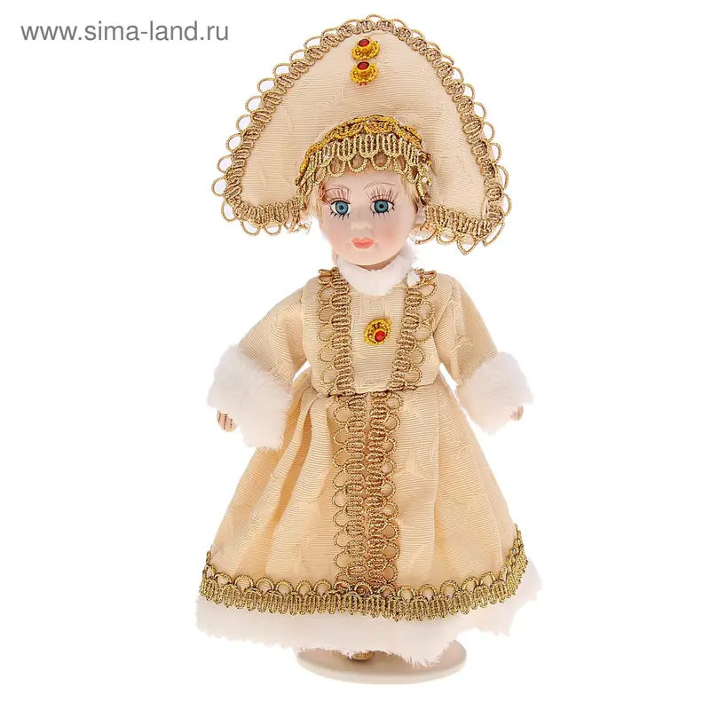 кукла керамика русская красавица 19 см