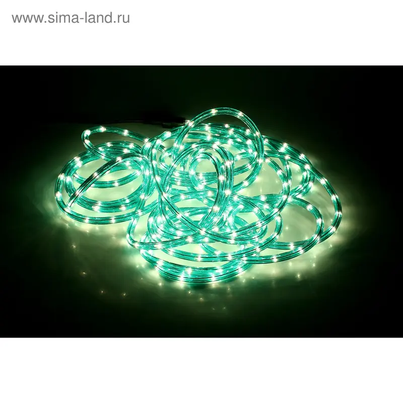Гирлянда LED шнур 10 м зеленый