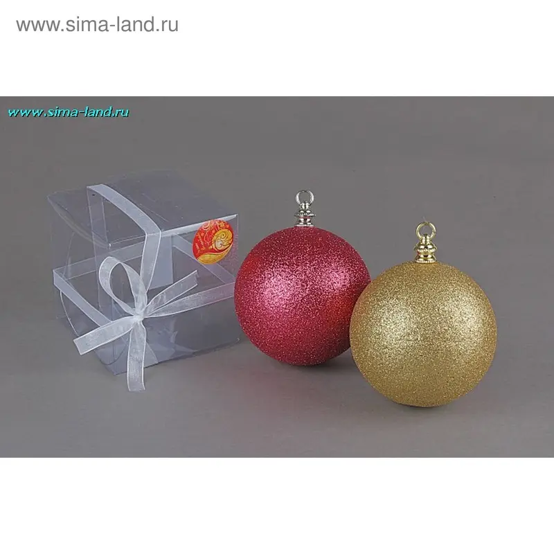 Шар пластик d-12 см "Блеск" микс