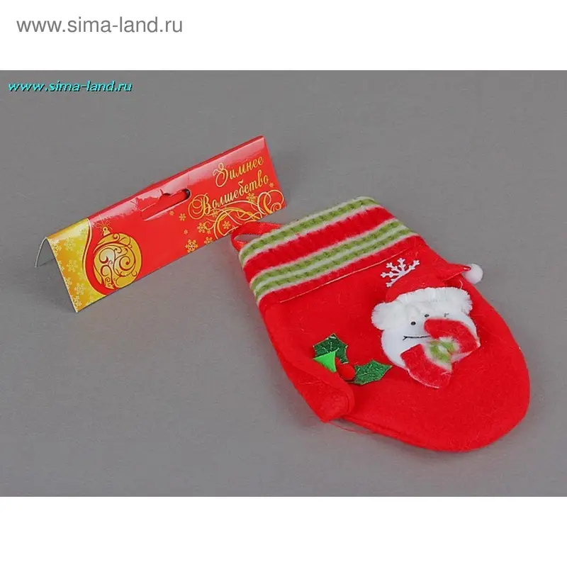 варежка снеговик 16*12 см