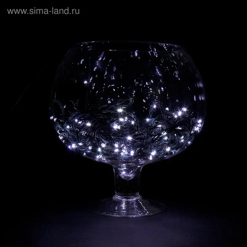 НИТЬ, 13 м, Н.Т. LED-150-220V, контр. 8 режимов, БЕЛЫЙ