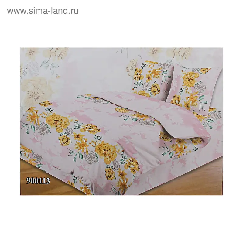 Постельное белье евро Павлина рис.900113 200*200см, 200*220см, 70*70см 2шт