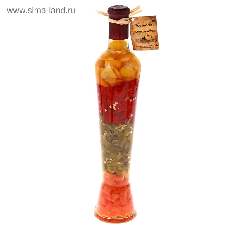 Бутылка декоративная для кухни «Эстет» h=33 см