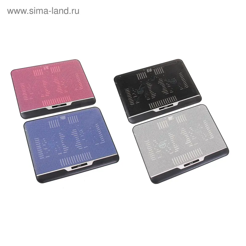 Подставка для охлаждения ноутбука 2088, 33*25*2, 2 кулера, USB, МИКС