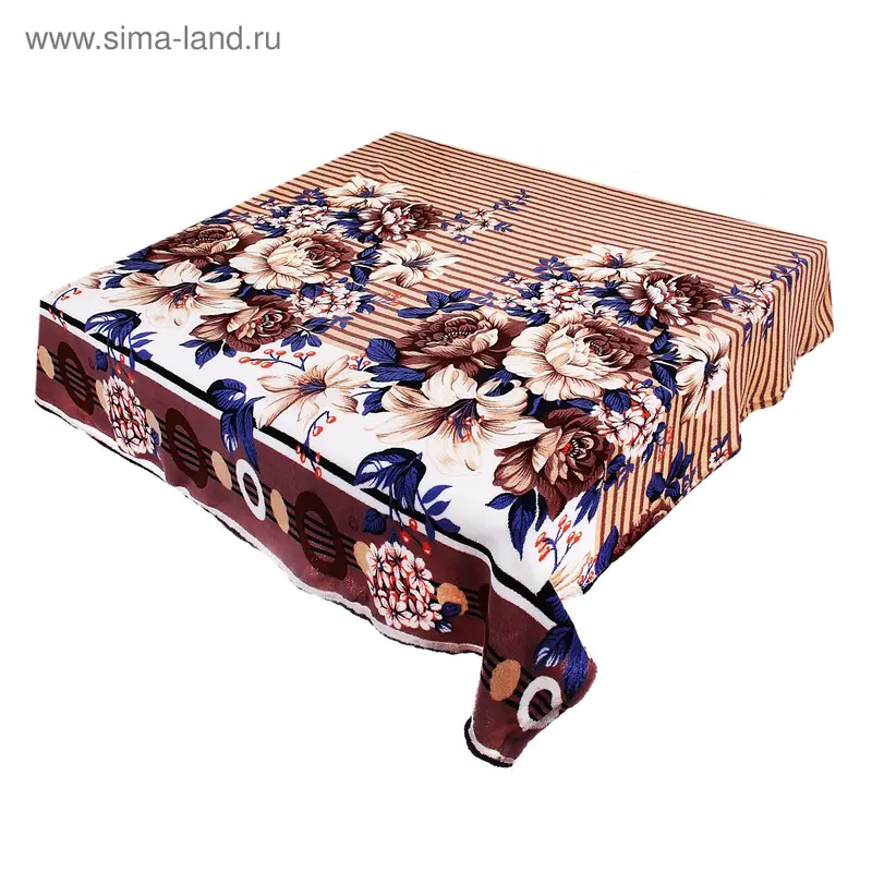 Плед "Этель комфорт" 1.5 сп Муза блю150*200 см, 100% п/э, микрофибра, Китай