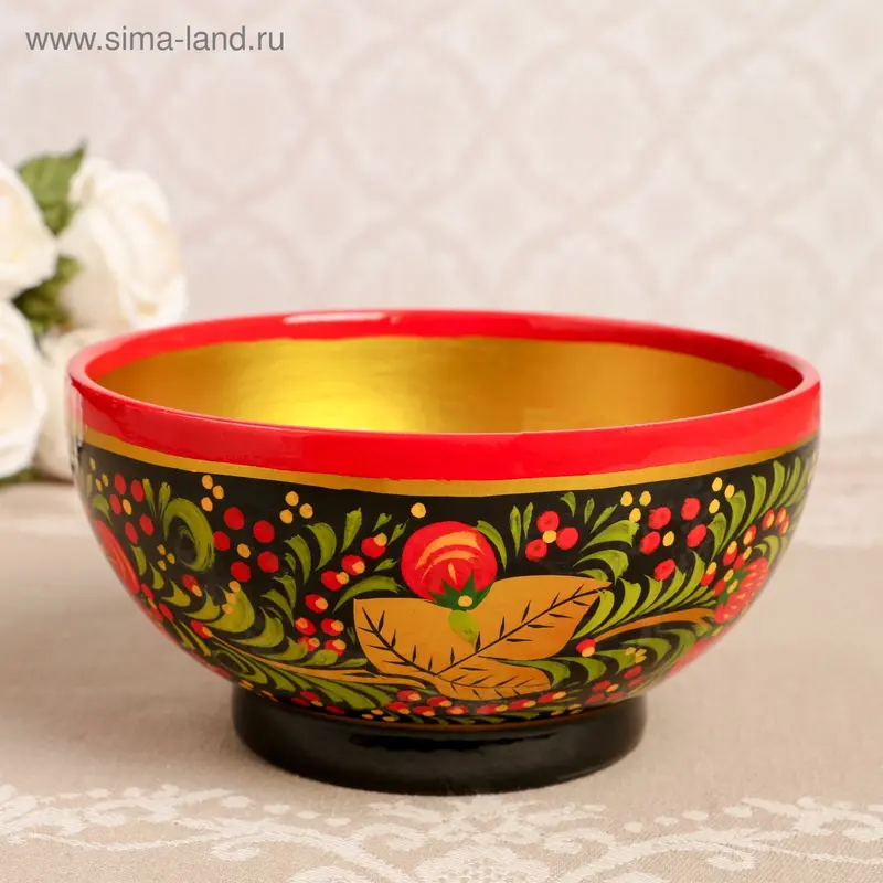 Чашка малая, хохлома
