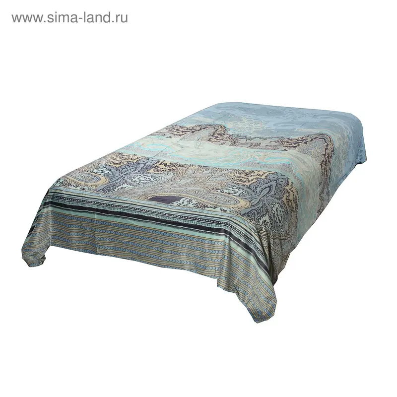 Покрывало "Этель" Иней 190*230 см, хлопок/вискоза, шенилл