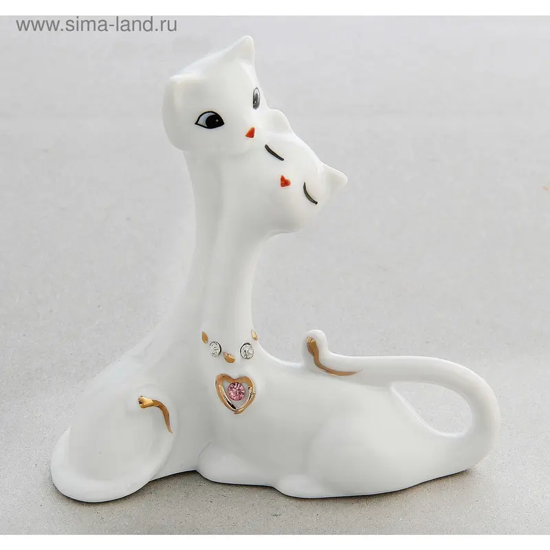Сувенир "Киски милашки" стразы 10х10х3,8 см