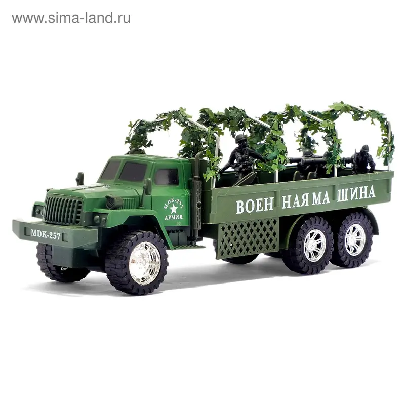 Грузовик инерционный «Военный», с тентом
