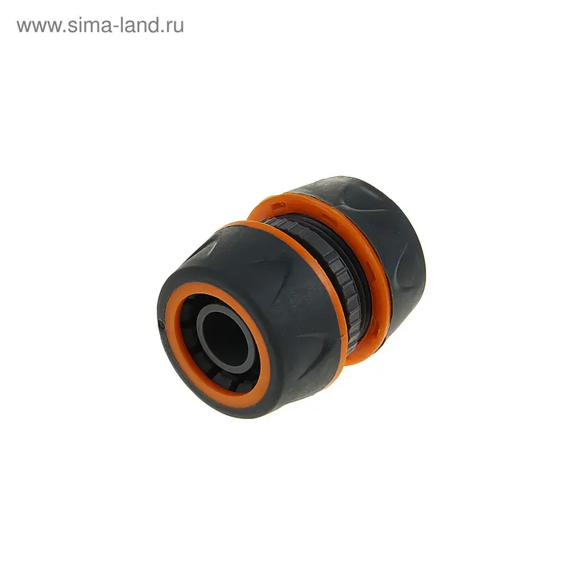 Муфта соединительная, для шлангов 3/4" (19 мм), цанговое соединение, ABS-пластик, Greengo