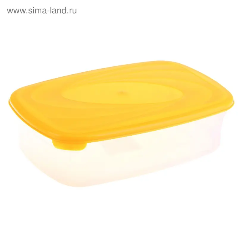 Контейнер для продуктов 1,2 л Galaxy, цвет жёлтый