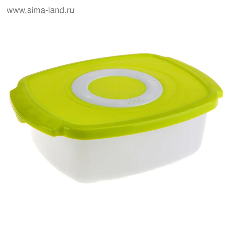 Контейнер для продуктов 1,25 л Galaxy, цвет зелёный