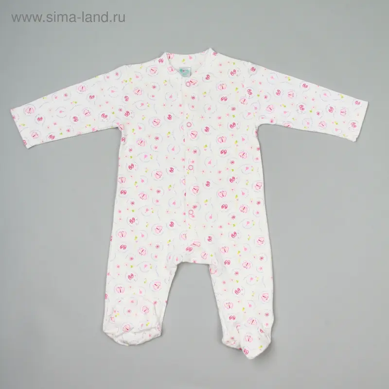 Комбинезон 192NI001 6-9 мес (рост 74-80 см), цвета МИКС