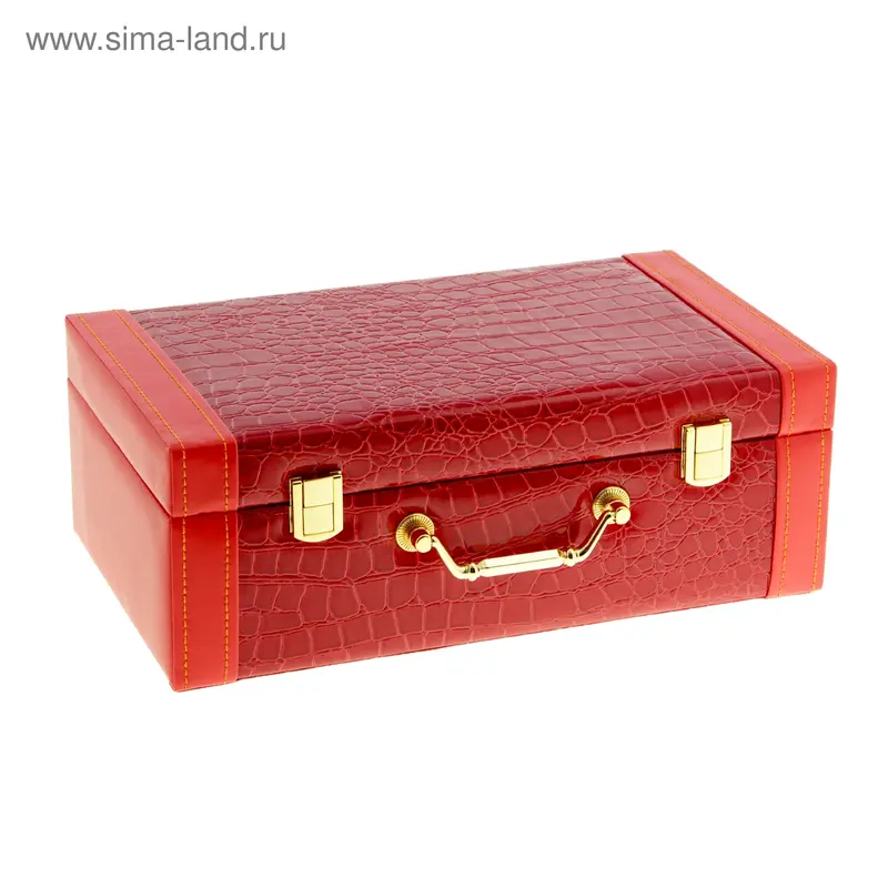 Шкатулка "Алая заря" 11,5х32х18 см