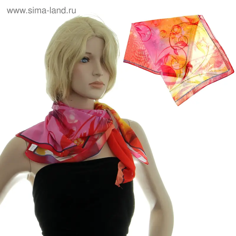 Платок Bona Ventura с рисунком