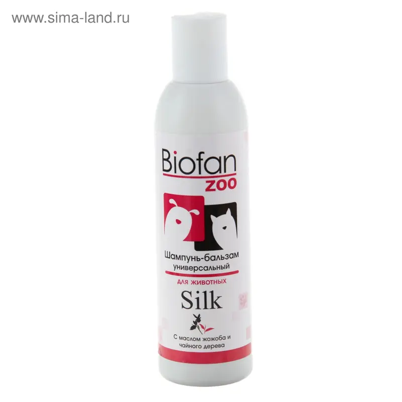 Универсальный шампунь-бальзам д/животных Silk 200 мл
