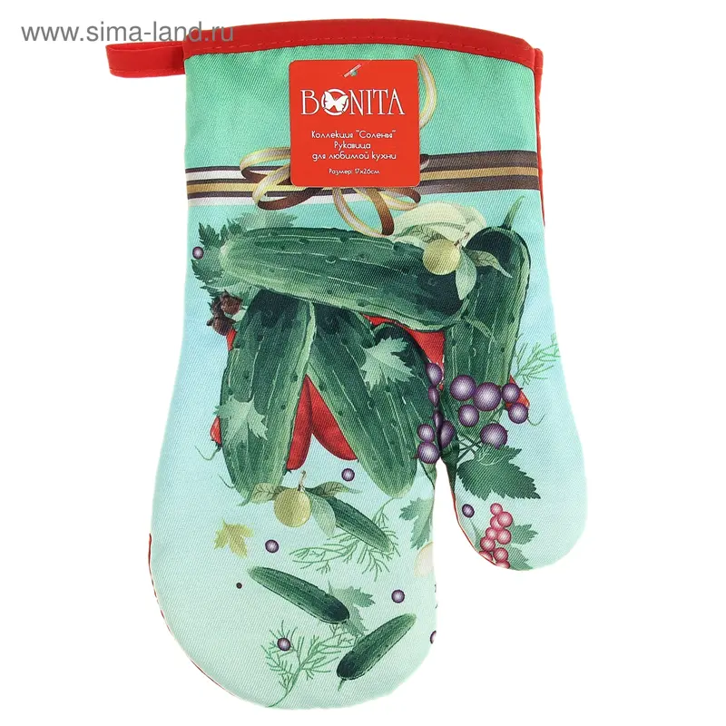 Рукавица Bonita 26*17 см, Корнишон, 100% хлопок