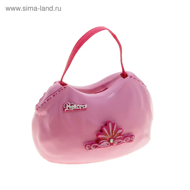 Копилка полистоун "Сумочка Princess" 13х13,5х8,5 см
