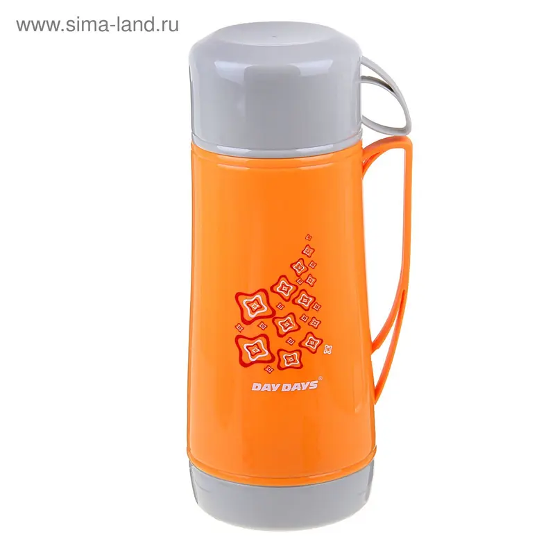 Термос "Абстракция" с 1 кружкой, 1.8 л, 15х34 см, микс
