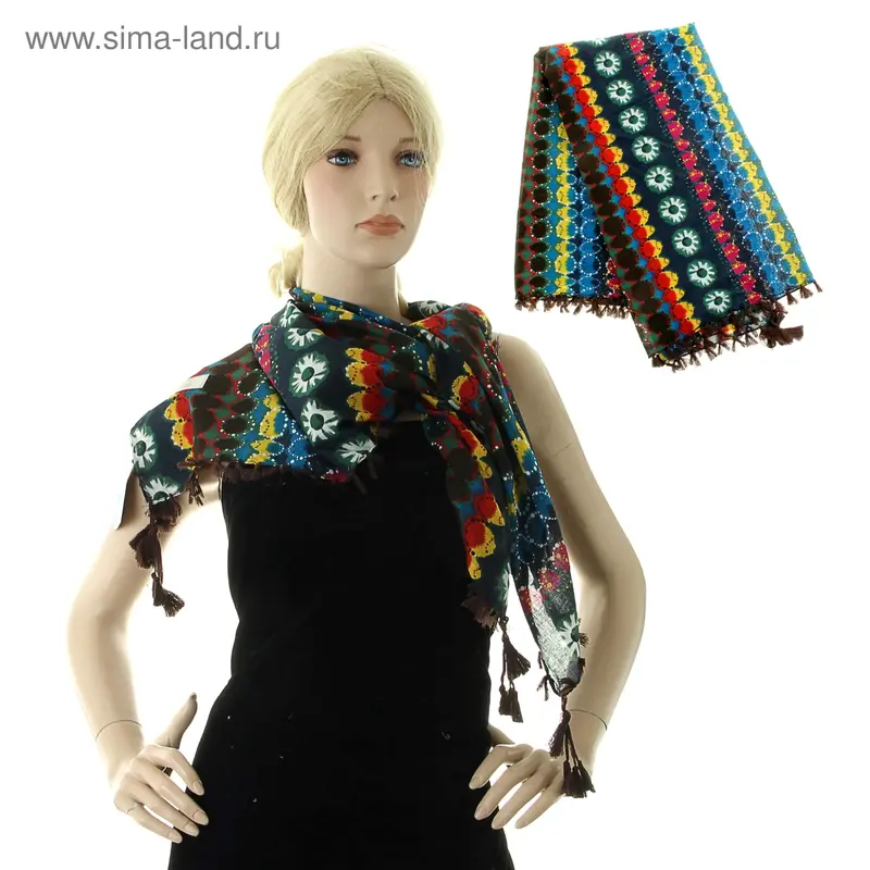 Платок Bona Ventura с кистями