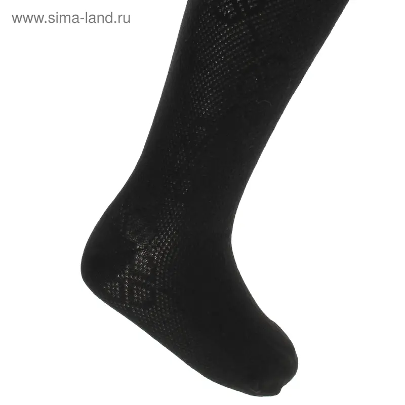 Колготки детские ажурные К4, цвет черный, рост 116-122 см
