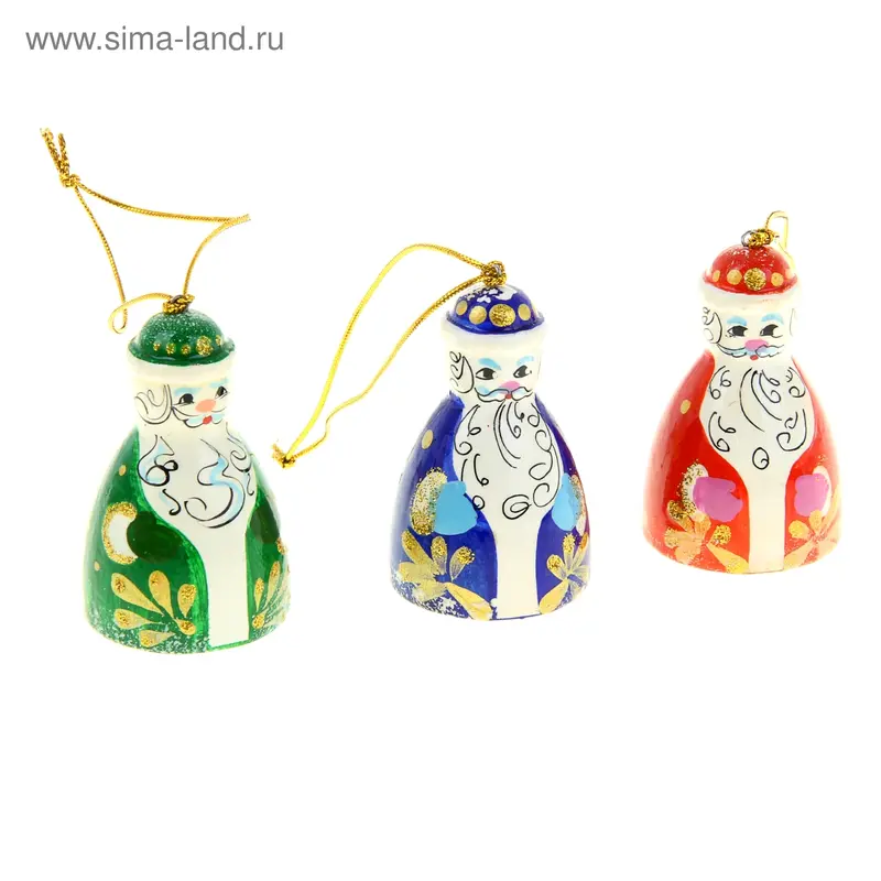 Ёлочная игрушка "Дед Мороз" (микс)