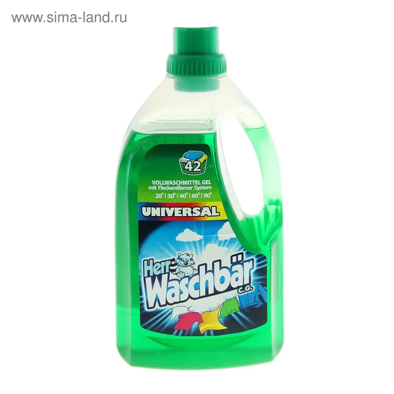 Гель для стирки тканей Herr Waschbar C.G. Universal (пл. ем.) 1,5л