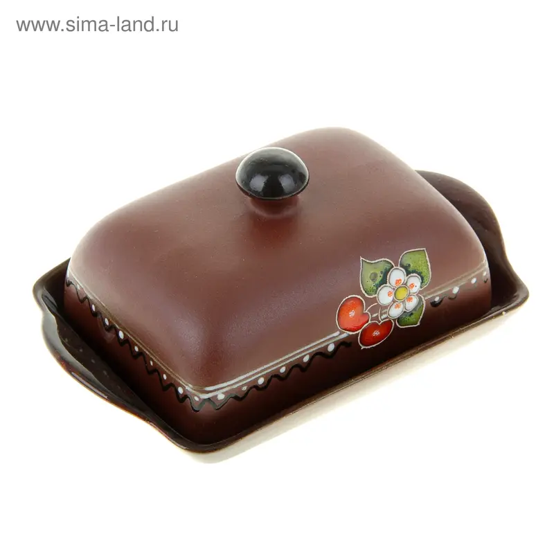 Масленка "Ягодка" с декором