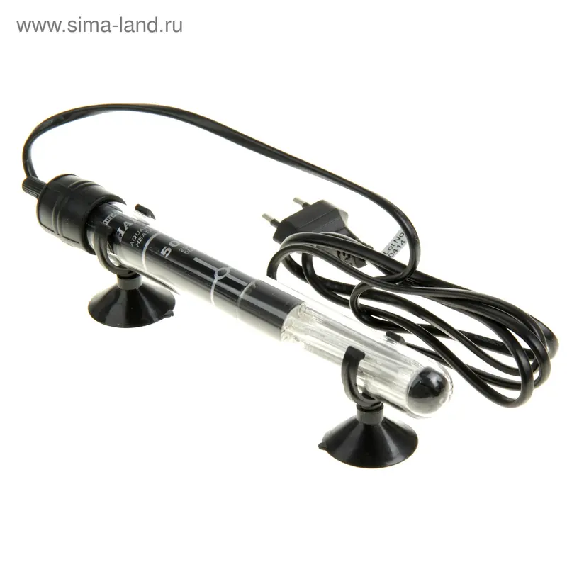 Обогреватель с терморегулятором HAILEA WT-128/50, 50W (акв.40-60л)