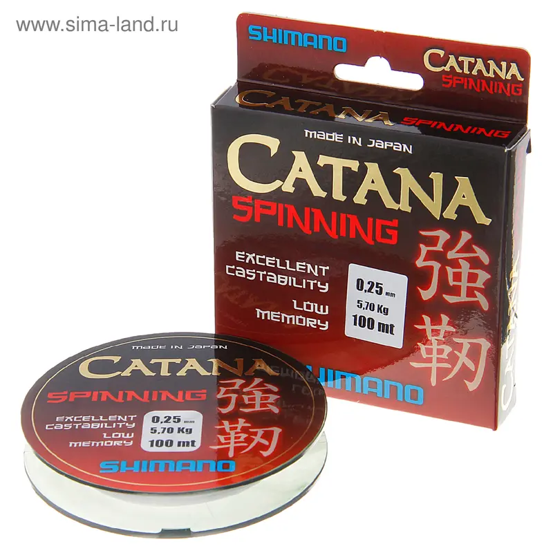 Леска Shimano Catana Spinning 100м 0,25мм/6,7кг