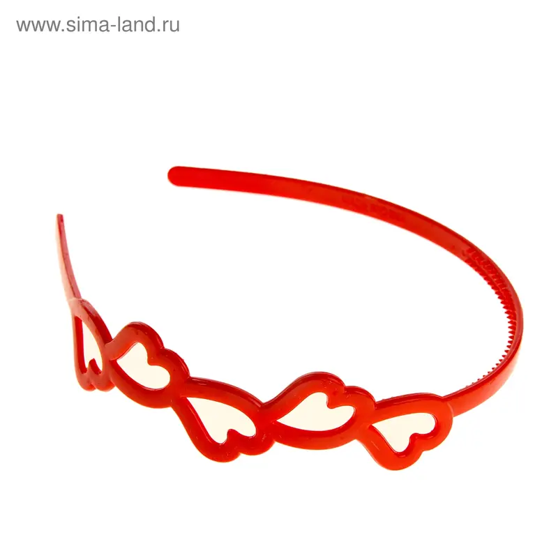 Ободок для волос "Изгиб" сердца