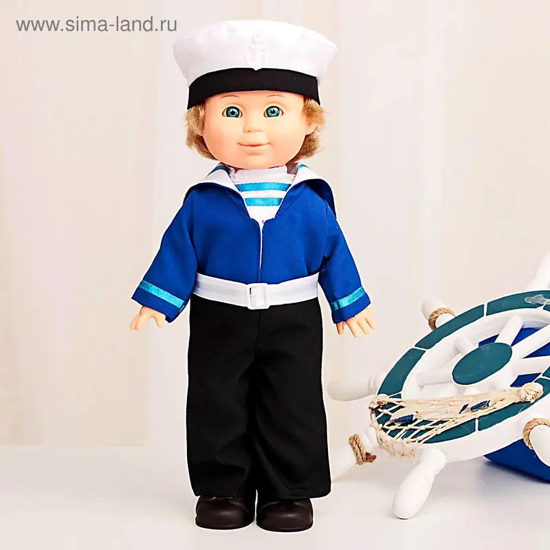 Кукла «Митя Моряк», со звуковым устройством
