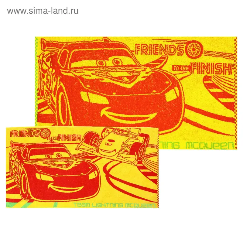Набор полотенец Disney Formula Racer 50х90/70х130 см