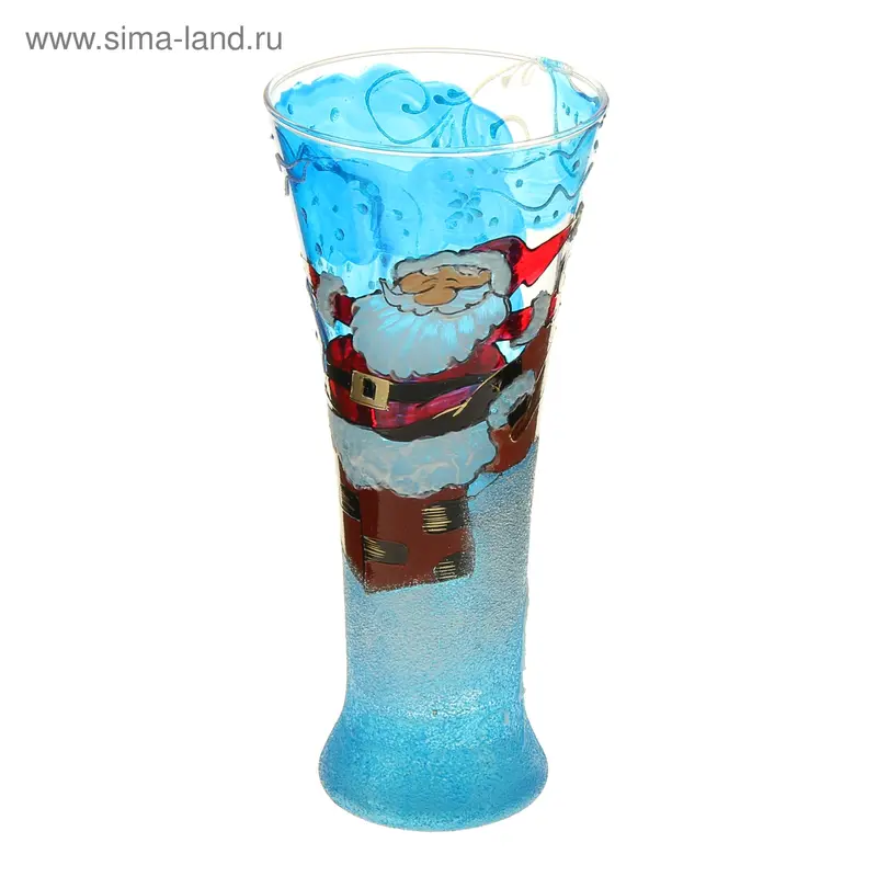 Ваза - подсвечник "Дед Мороз" 18 см