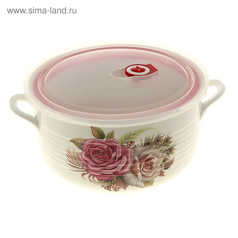 Супница 2,8 л "Флора", крышка