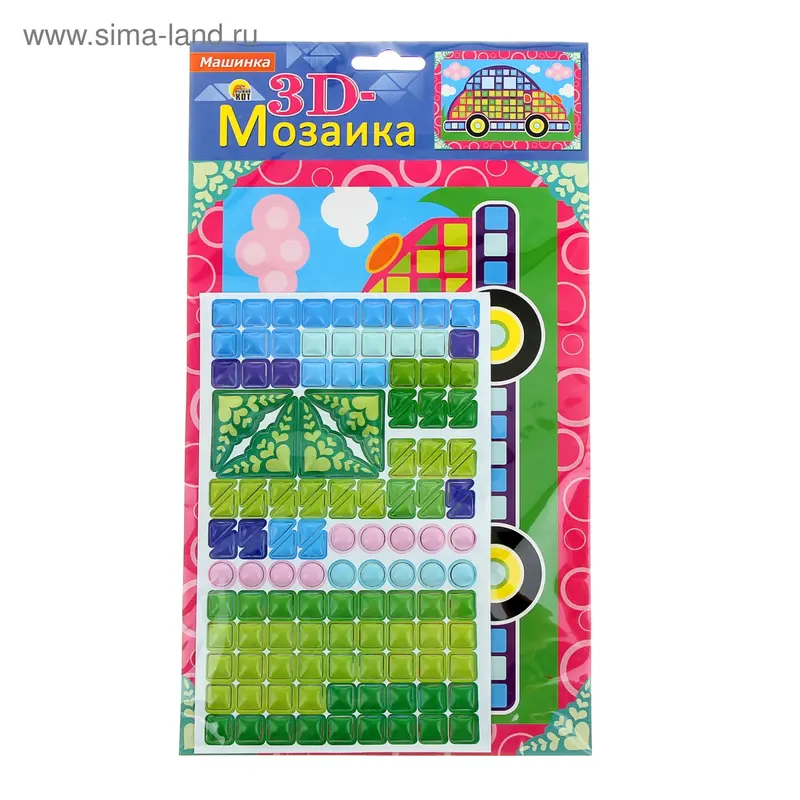 Мозаика 3D Машинка