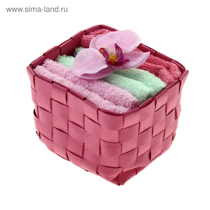 Набор полотенец "Collorista" Orchid lilac 30 х 30см - 3 шт