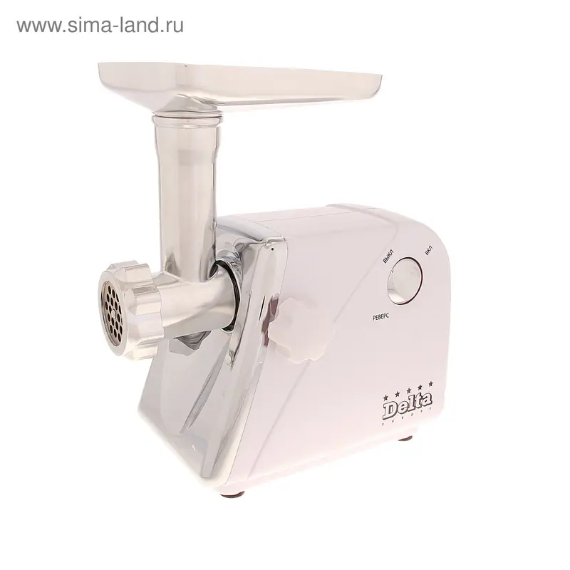 Мясорубка "DELTA" DL-57М, 1200 Вт, реверс, белая