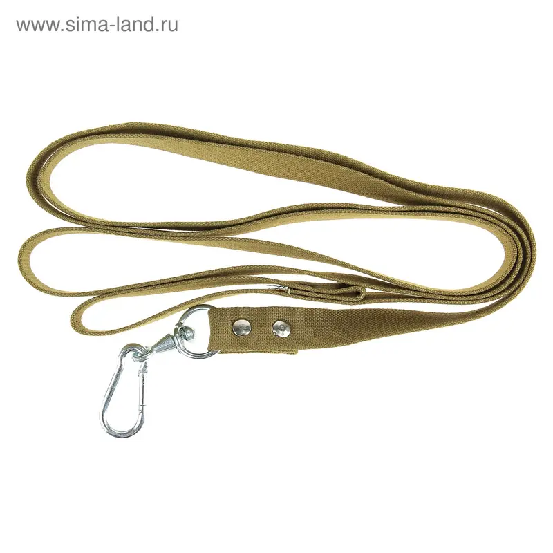 Поводок из брезента с усиленным карабином, 3 м х 3 см