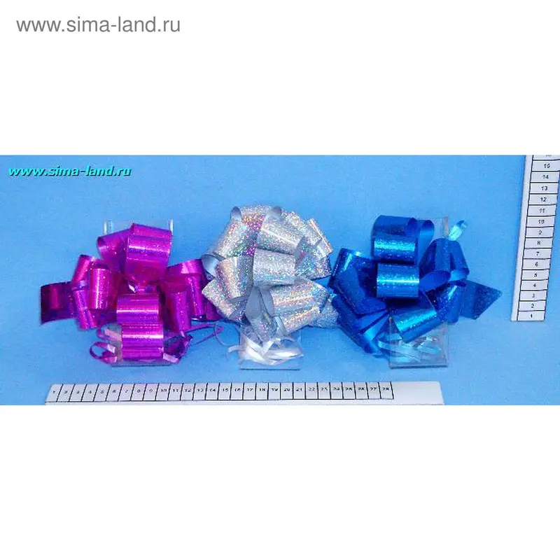 бант шар голография №32 (уп 10/50 шт) (бокс 5000 шт)