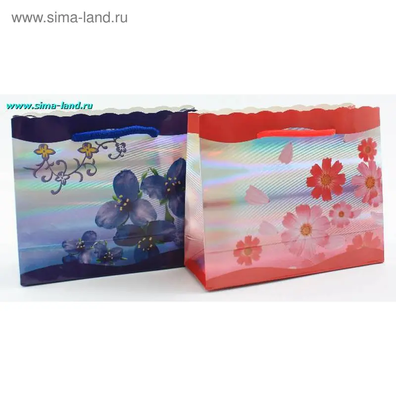 пакет ламинат цветочки 18*14 (12 шт) (бокс 960 шт)