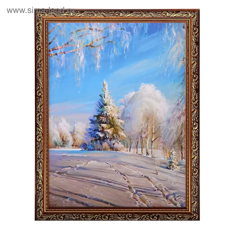 Картина Зимний лес 34-441 №3-316 30х40 см