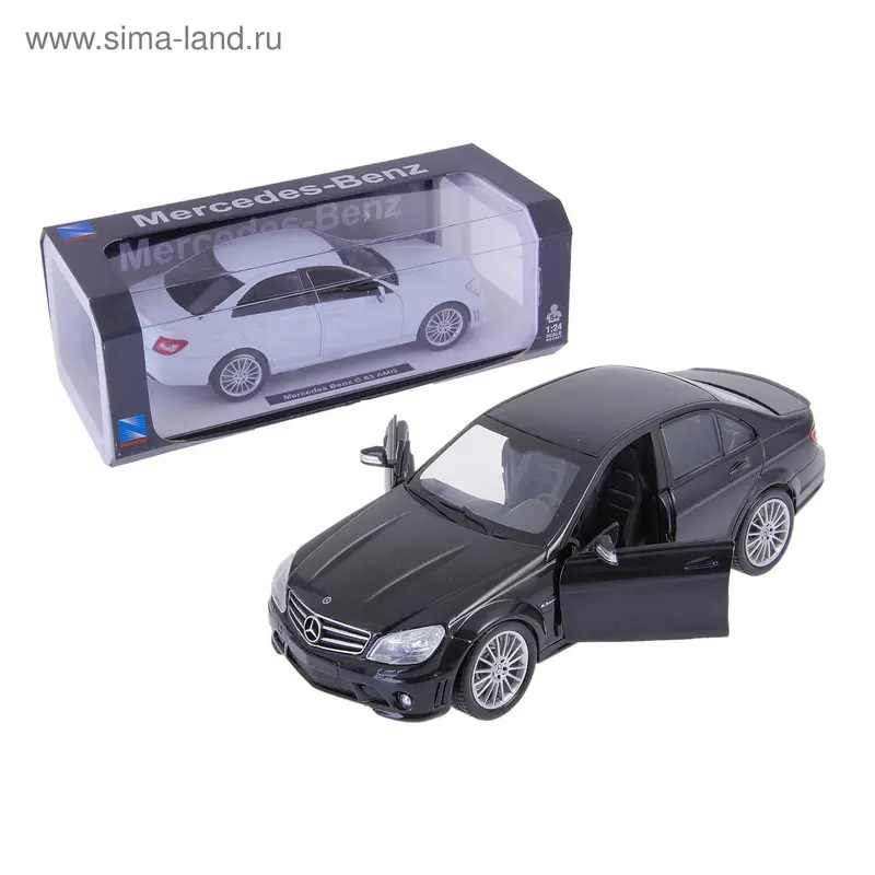 Модель машины Mercedes-Benz C class AMG 2008, масштаб 1:24