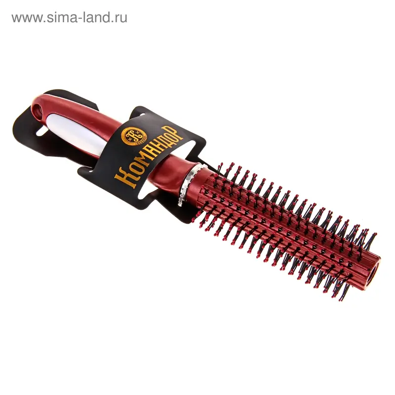 Брашинг, d=3,5/5см, цвет бордовый