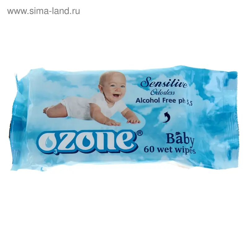 Влажные салфетки Ozon Kалендула, детские, 60 шт