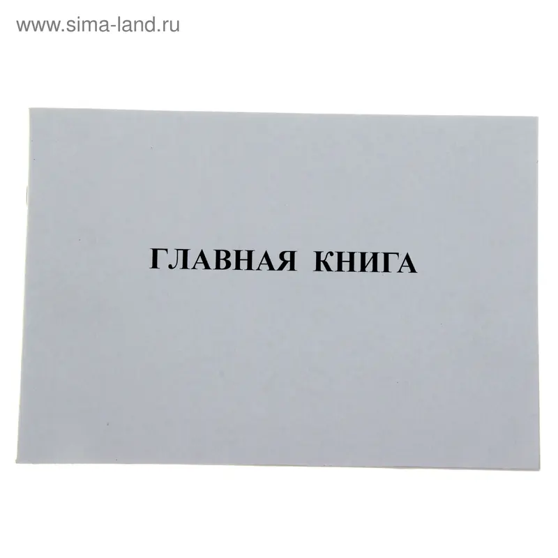 Главная книга