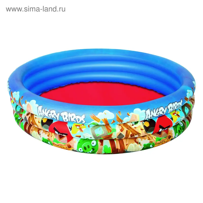 Бассейн надувной Angry Birds, 152 х 30 см, от 3 лет