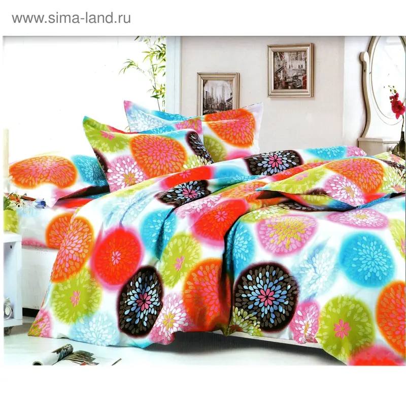 Постельное бельё "Этель Классик" 1,5 сп., Восторг 150*210 см, 150*210 см, 70*70 см 2 шт