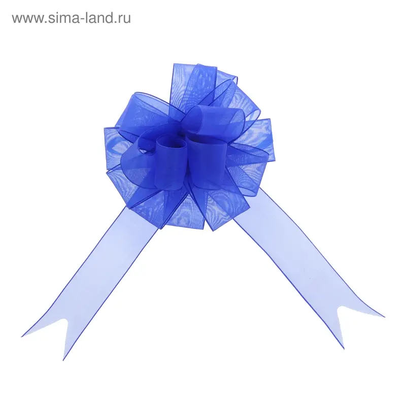 Бант-шар №2,7 "Лёгкость", цвет синий